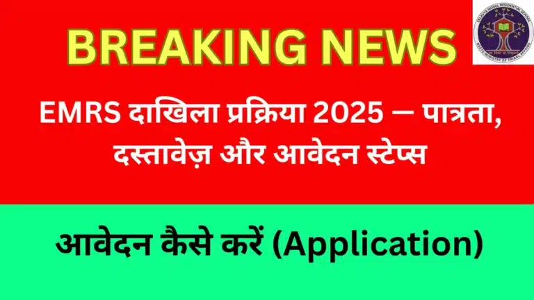 EMRS रजिस्ट्रेशन — 5 आसान स्टेप्स इन्फोग्राफ