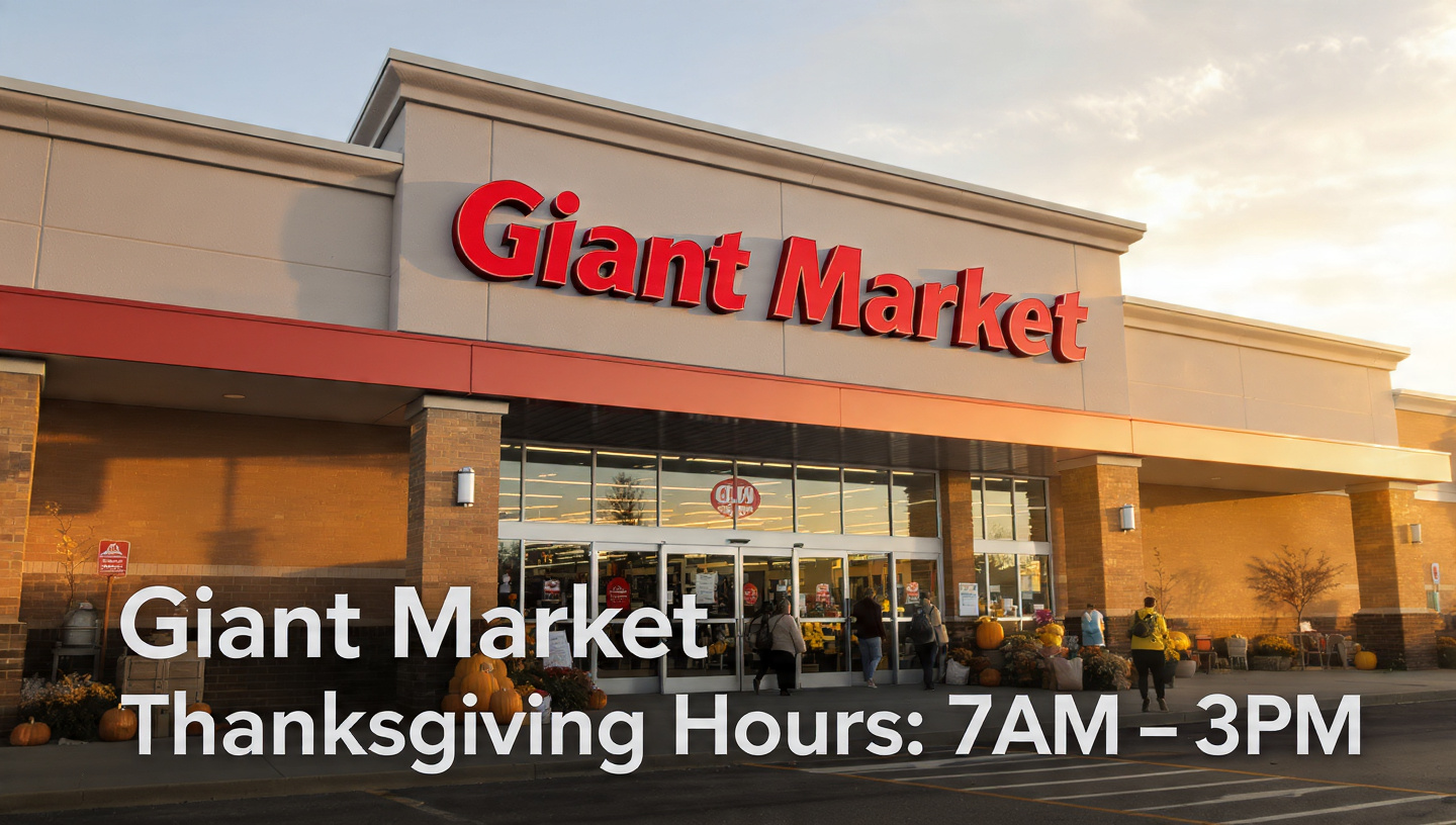 Giant Eagle Thanksgiving hours