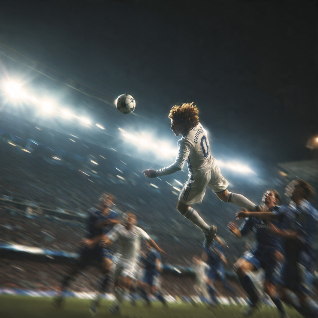 David Luiz rose above Monaco defenders to power a header past Lukas Hradecky