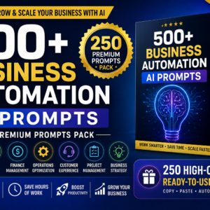 250+ Business Automation AI Prompts for ChatGPT, Claude, Gemini & Grok